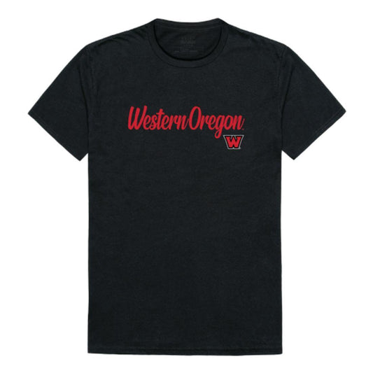 WOU Western Oregon University Wolves Script Tee T-Shirt-Campus-Wardrobe