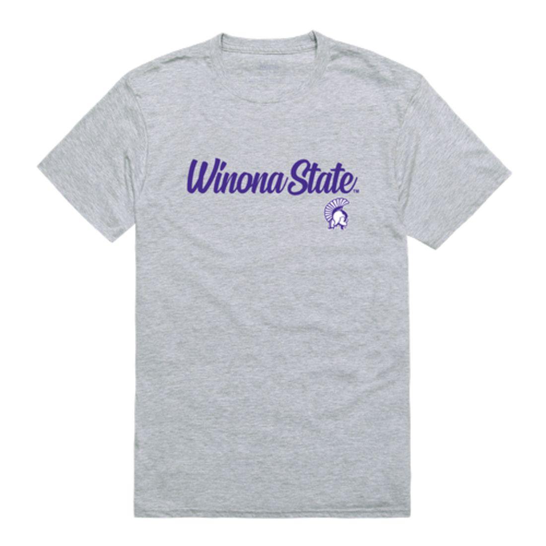 Winona State University Warriors Script Tee T-Shirt-Campus-Wardrobe