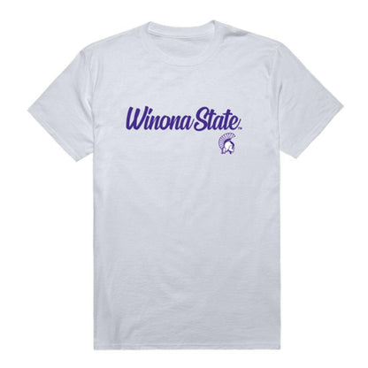 Winona State University Warriors Script Tee T-Shirt-Campus-Wardrobe