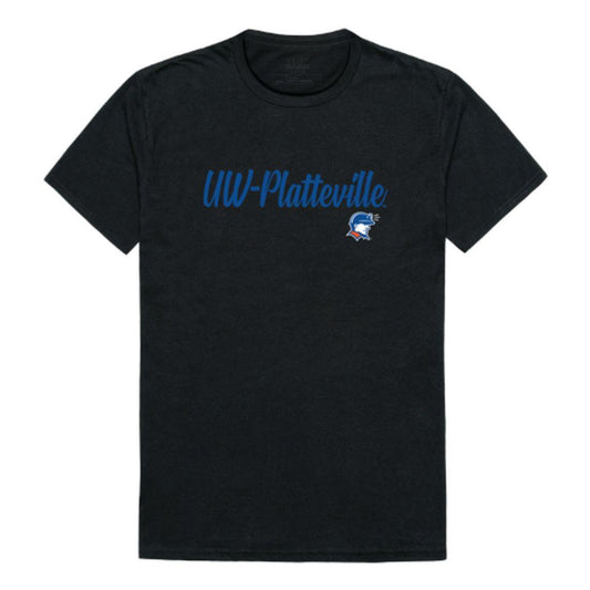 UW University of Wisconsin Platteville Pioneers Script Tee T-Shirt-Campus-Wardrobe