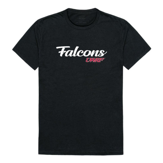 UWRF University of Wisconsin River Falls Falcons Script Tee T-Shirt-Campus-Wardrobe