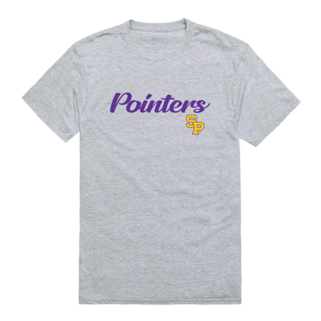 UWSP University of Wisconsin Stevens Point Pointers Script Tee T-Shirt-Campus-Wardrobe