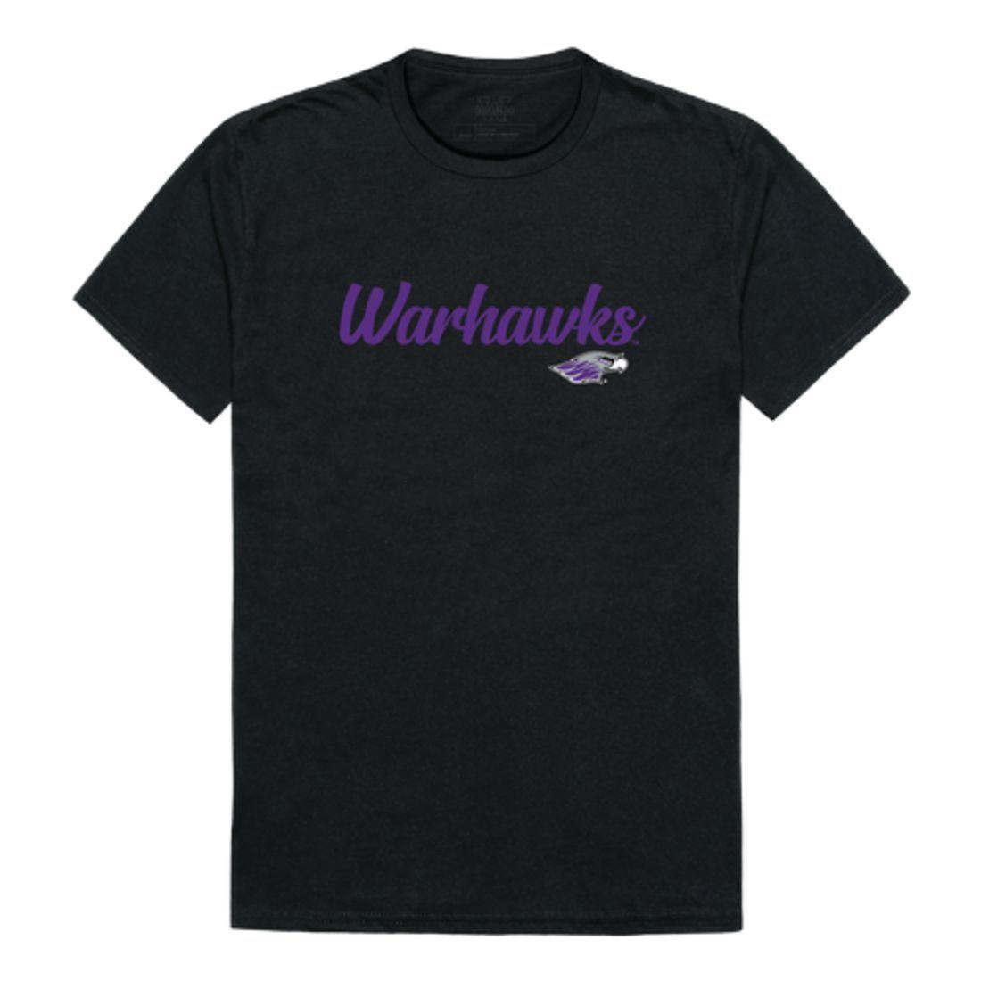 UWW University of Wisconsinwater Warhawks Script Tee T-Shirt-Campus-Wardrobe