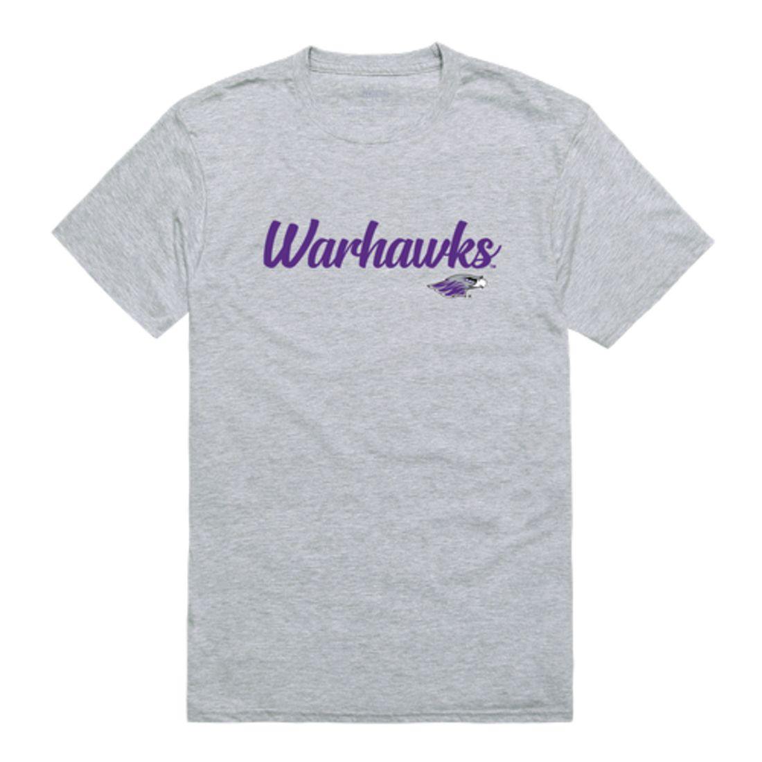 UWW University of Wisconsinwater Warhawks Script Tee T-Shirt-Campus-Wardrobe