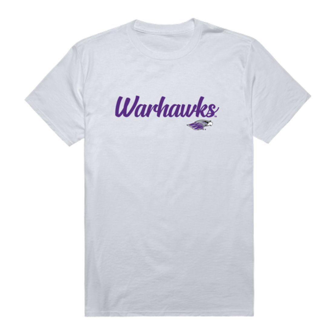 UWW University of Wisconsinwater Warhawks Script Tee T-Shirt-Campus-Wardrobe