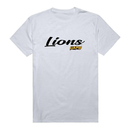 UAPB University of Arkansas Pine Bluffen Lions Script Tee T-Shirt-Campus-Wardrobe