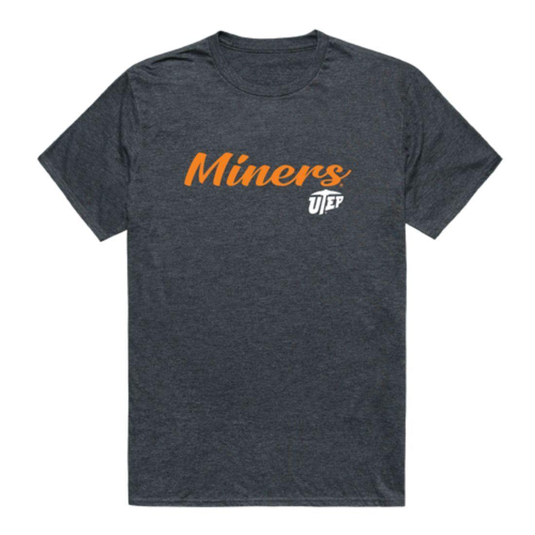 UTEP University of Texas at El Paso Miners Script Tee T-Shirt-Campus-Wardrobe
