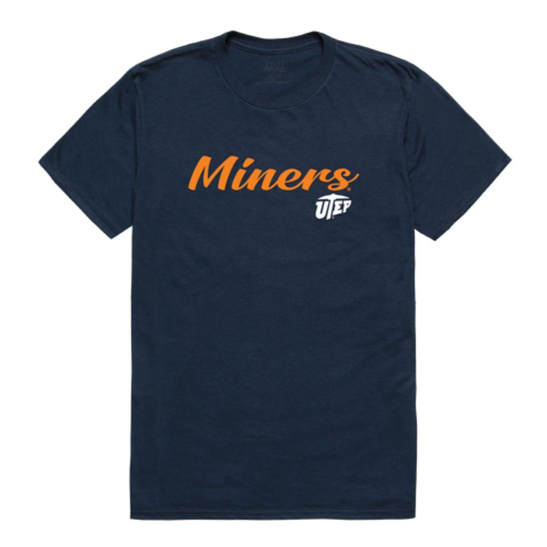UTEP University of Texas at El Paso Miners Script Tee T-Shirt-Campus-Wardrobe