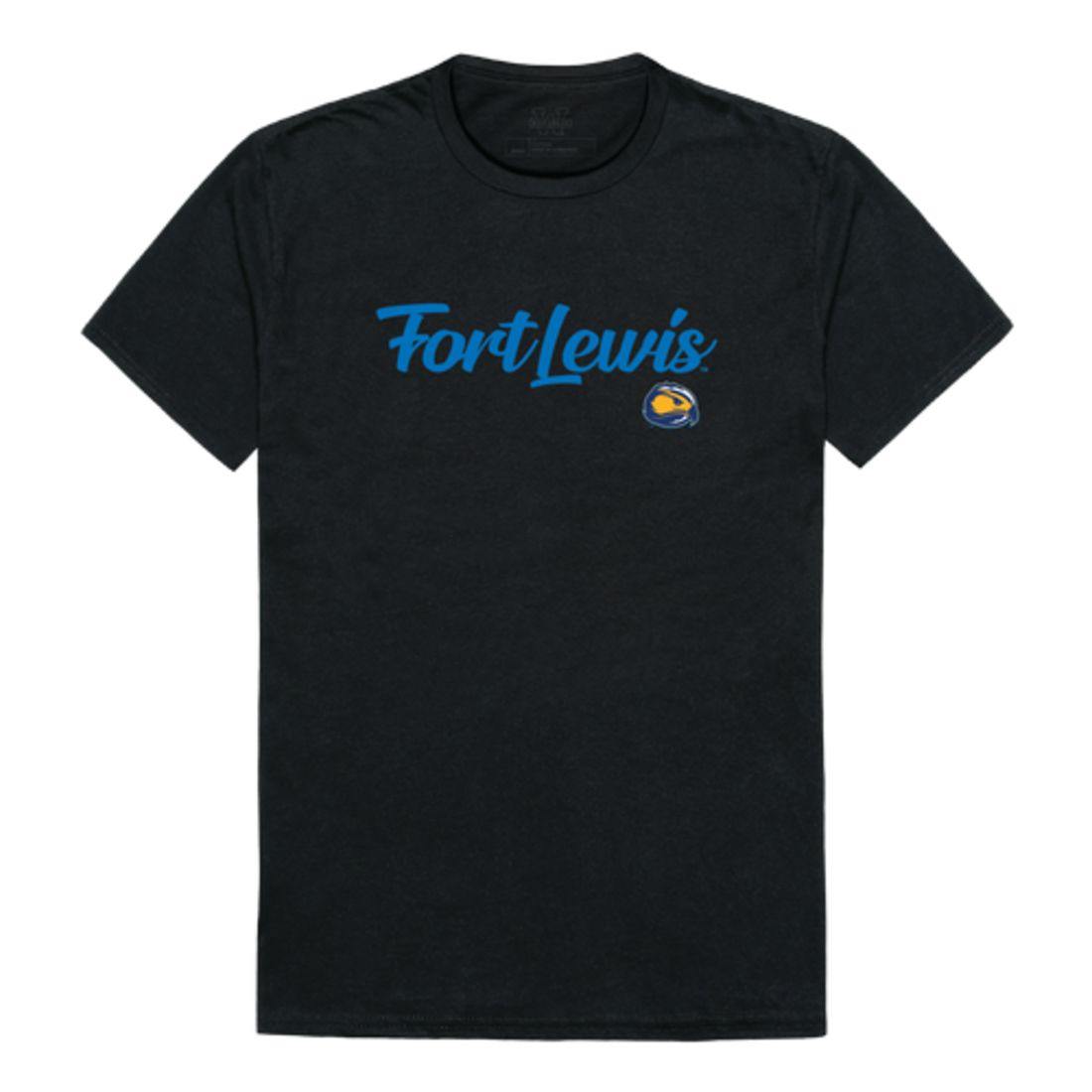 FLC Fort Lewis College Skyhawks Script Tee T-Shirt-Campus-Wardrobe