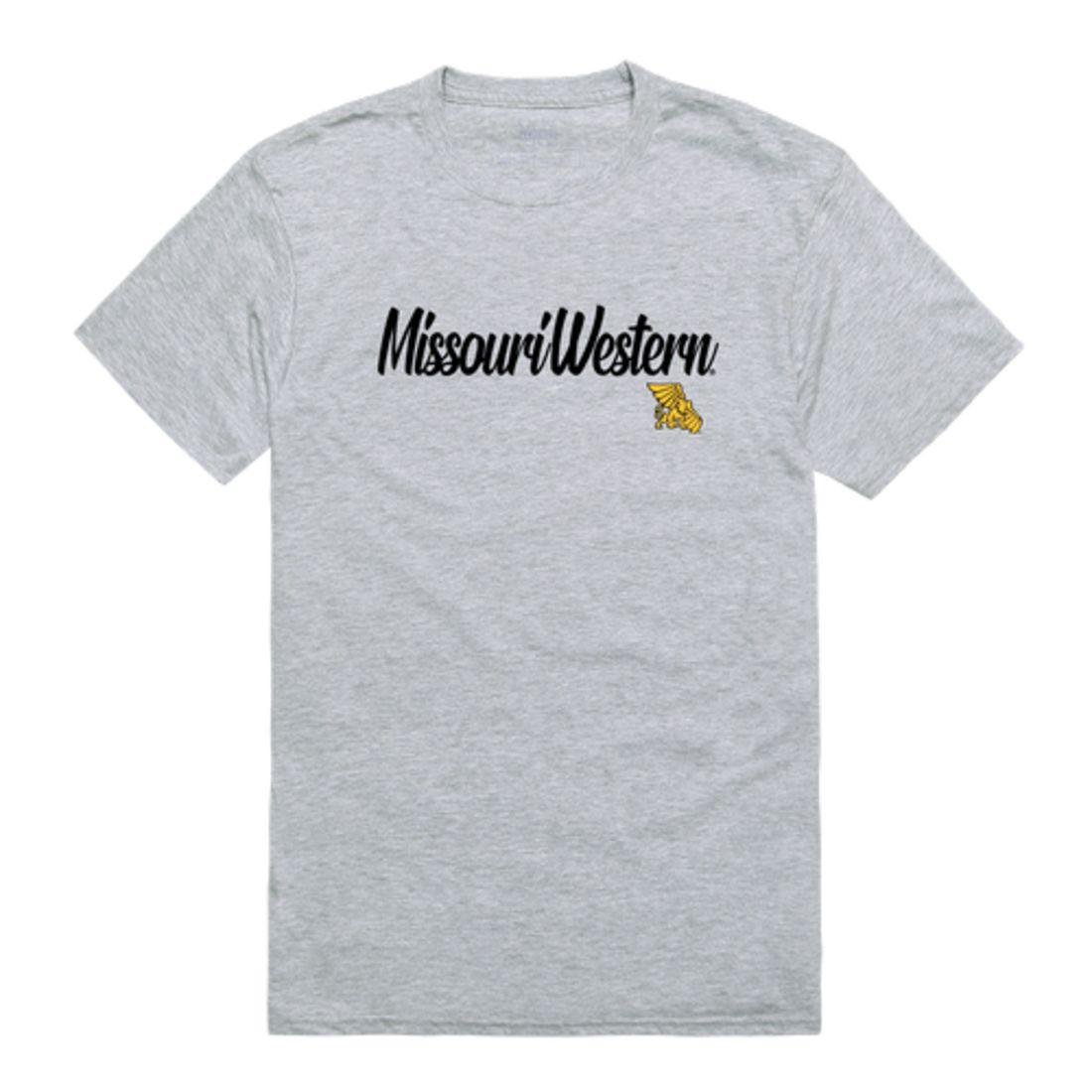 MWSU Missouri Western State University Griffons Script Tee T-Shirt-Campus-Wardrobe