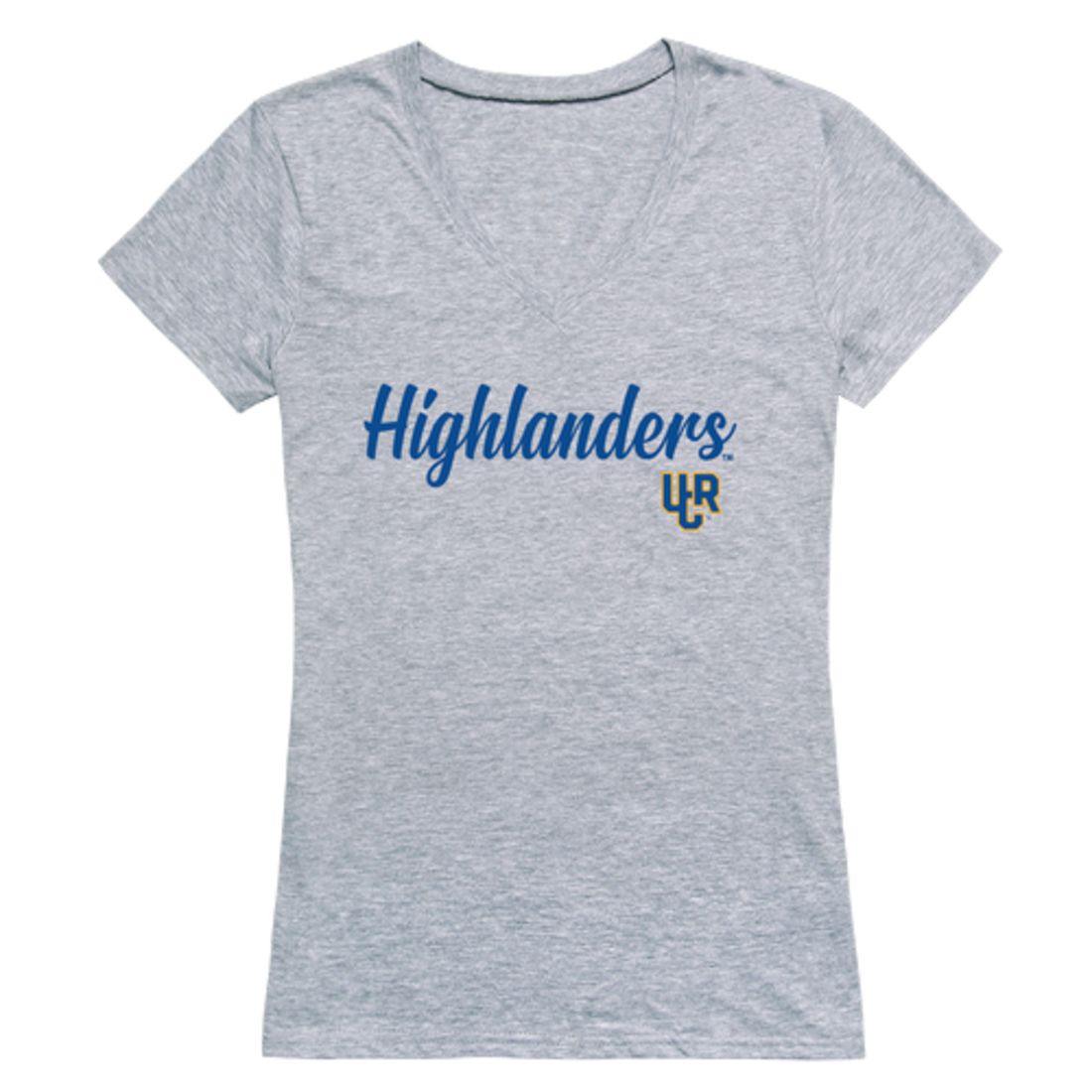 University of California UC Riverside The Highlanders Womens Script Tee T-Shirt-Campus-Wardrobe