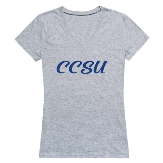 CCSU Central Connecticut State University Devils Womens Script Tee T-Shirt-Campus-Wardrobe