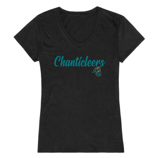 CCU Coastal Carolina University Chanticleers Womens Script Tee T-Shirt-Campus-Wardrobe