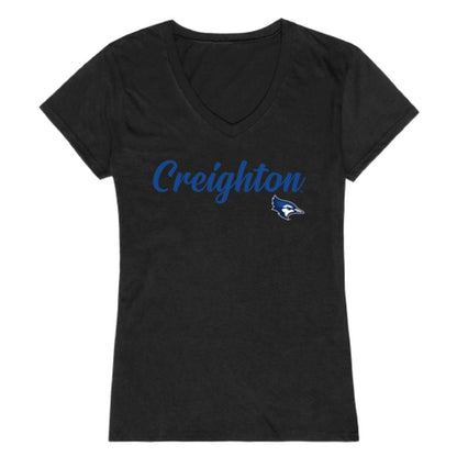 Creighton Universityjays Womens Script Tee T-Shirt-Campus-Wardrobe