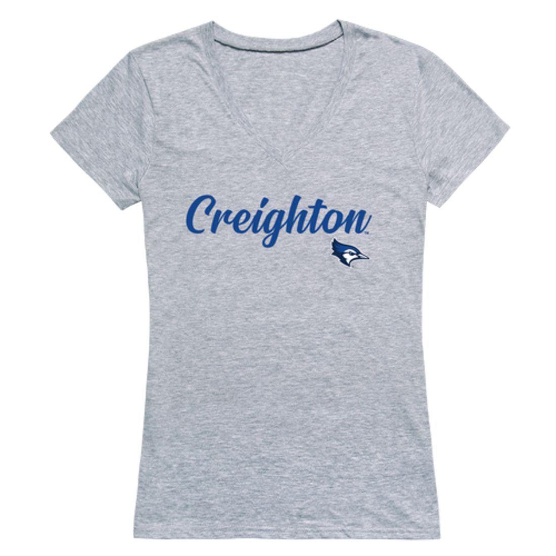 Creighton Universityjays Womens Script Tee T-Shirt-Campus-Wardrobe