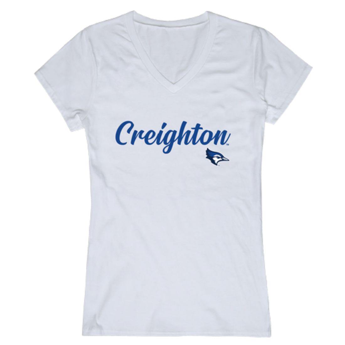 Creighton Universityjays Womens Script Tee T-Shirt-Campus-Wardrobe