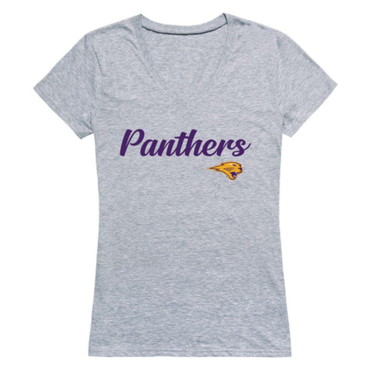 Mouseover Image, University of Northern Iowa Panthers Womens Script Tee T-Shirt-Campus-Wardrobe