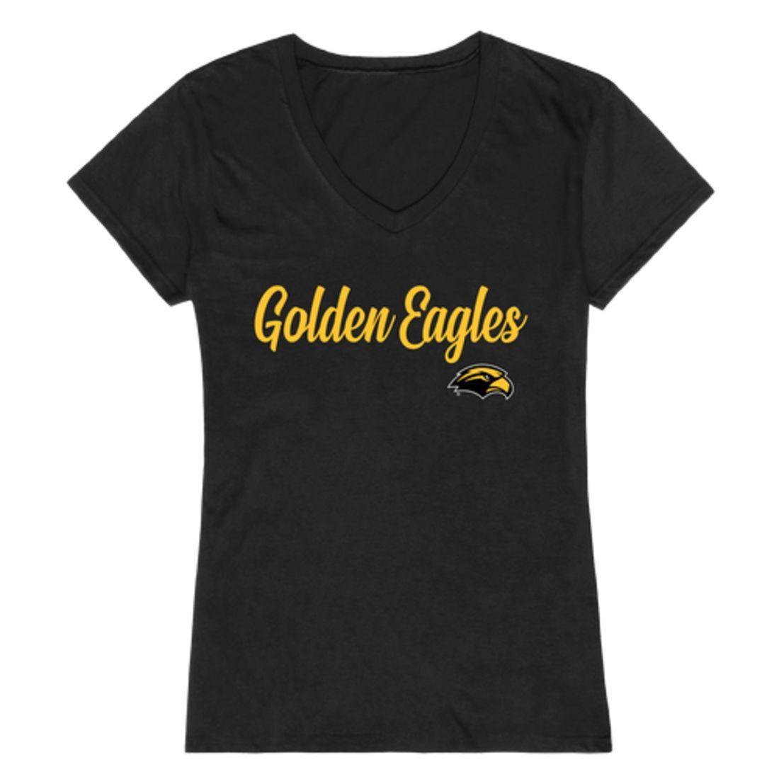 USM University of Southern Mississippien Eagles Womens Script Tee T-Shirt-Campus-Wardrobe