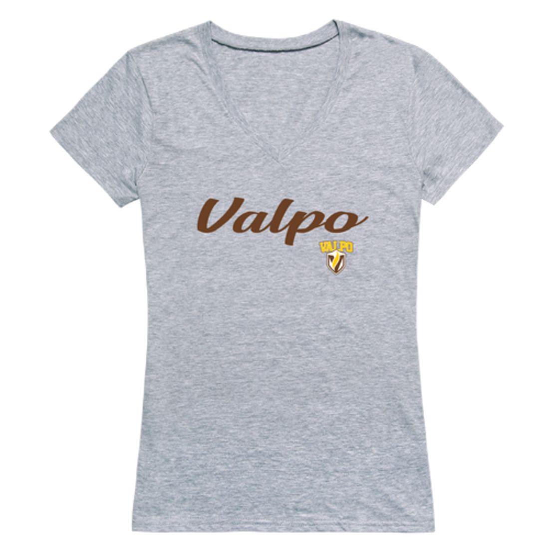Valparaiso University Crusaders Womens Script Tee T-Shirt-Campus-Wardrobe