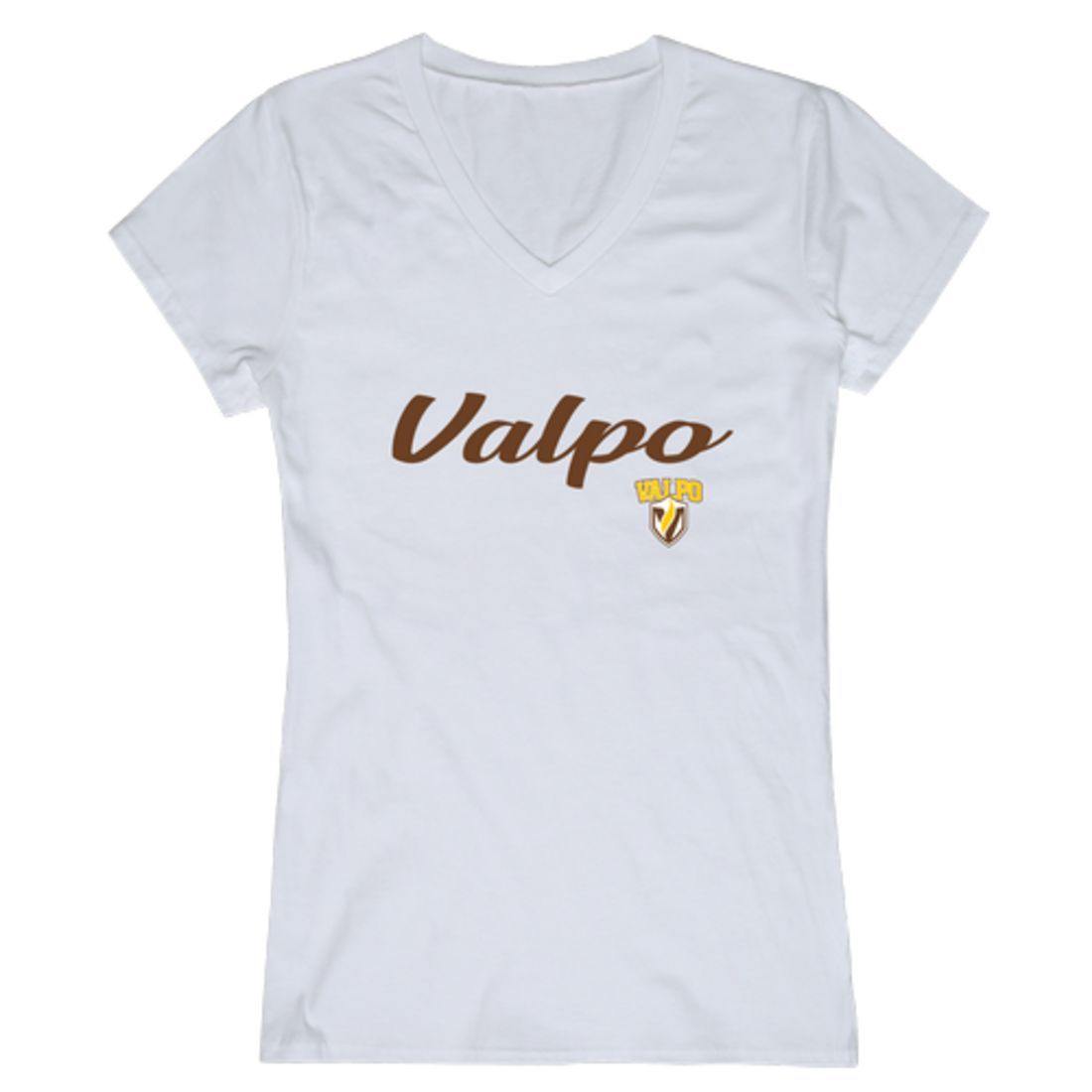 Valparaiso University Crusaders Womens Script Tee T-Shirt-Campus-Wardrobe