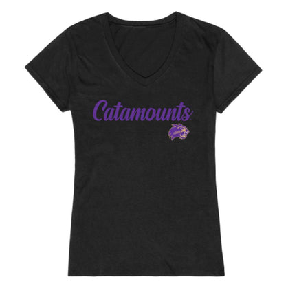 WCU Western Carolina University Catamounts Womens Script Tee T-Shirt-Campus-Wardrobe