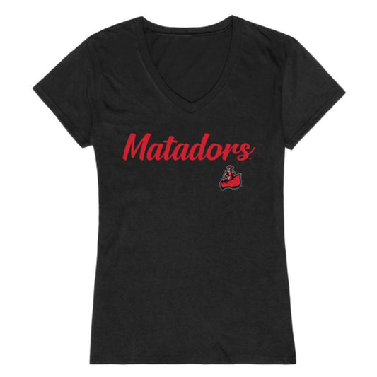 CSUN California State University Northridge Matadors Womens Script Tee T-Shirt-Campus-Wardrobe