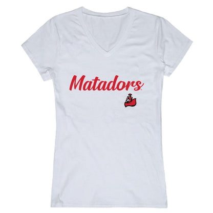 CSUN California State University Northridge Matadors Womens Script Tee T-Shirt-Campus-Wardrobe