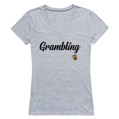 GSU Grambling State University Tigers Womens Script Tee T-Shirt-Campus-Wardrobe