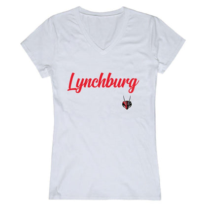 Lynchburg College Hornets Womens Script Tee T-Shirt-Campus-Wardrobe