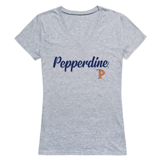 Mouseover Image, Pepperdine University Waves Womens Script Tee T-Shirt-Campus-Wardrobe