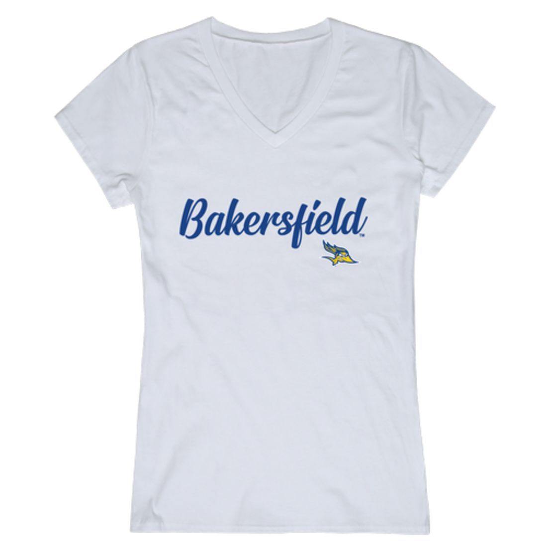 CSUB California State University Bakersfield Roadrunners Womens Script Tee T-Shirt-Campus-Wardrobe