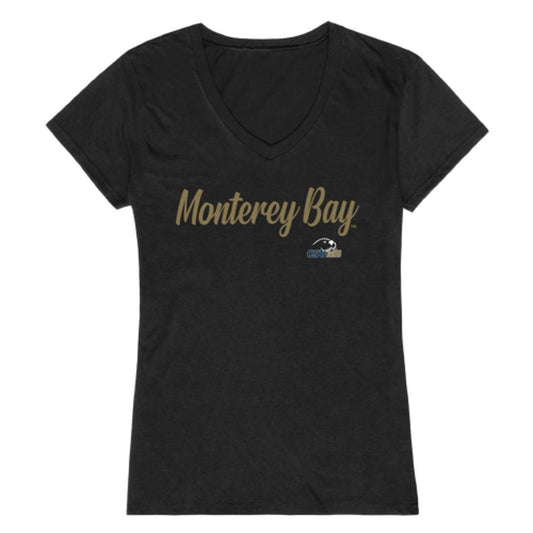 CSUMB California State University Monterey Bay Otters Womens Script Tee T-Shirt-Campus-Wardrobe