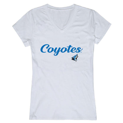 CSUSB California State University San Bernardino Coyotes Womens Script Tee T-Shirt-Campus-Wardrobe