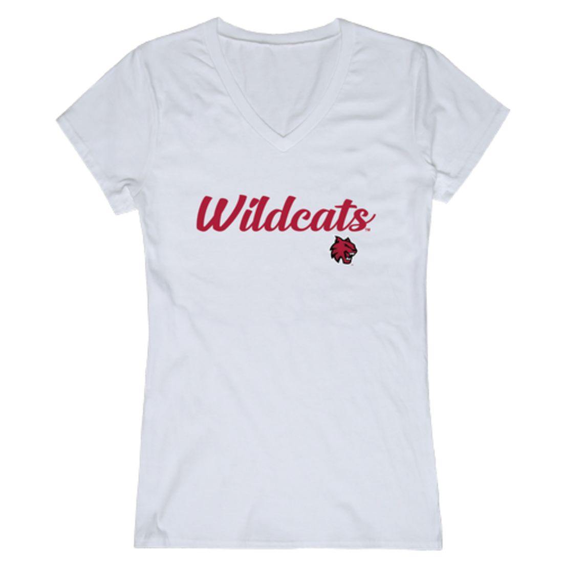 CWU Central Washington University Wildcats Womens Script Tee T-Shirt-Campus-Wardrobe