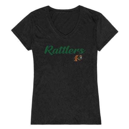 FAMU Florida A&M University Rattlers Womens Script Tee T-Shirt-Campus-Wardrobe