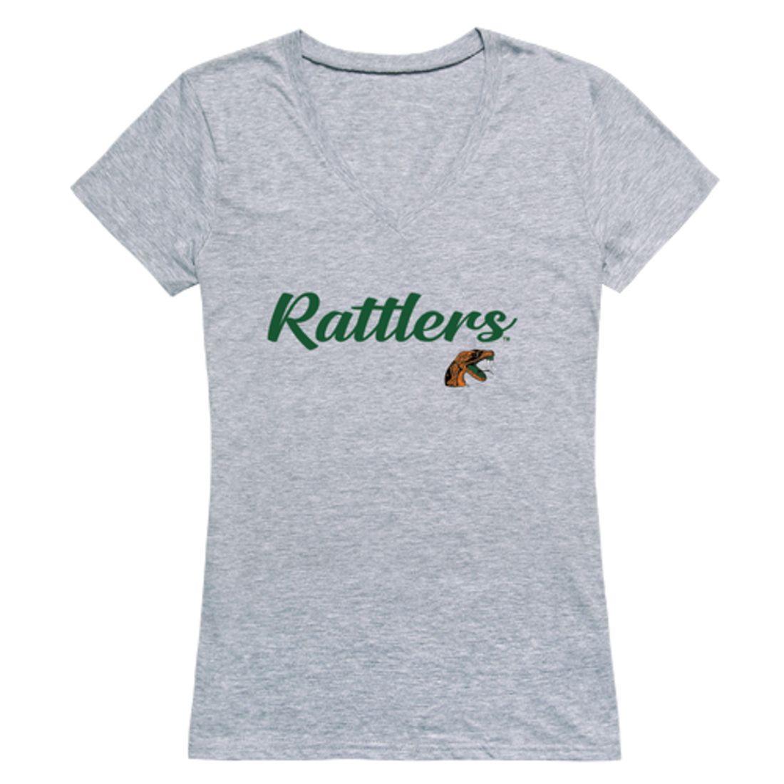 FAMU Florida A&M University Rattlers Womens Script Tee T-Shirt-Campus-Wardrobe