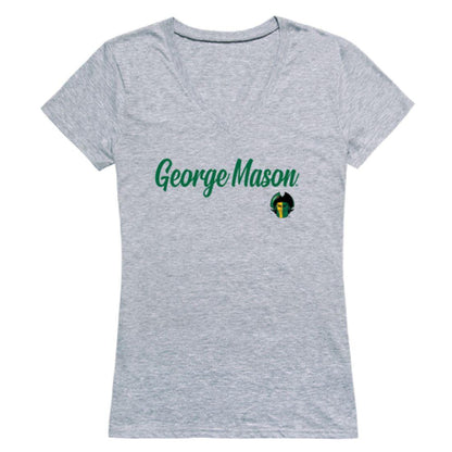 GMU George Mason University Patriots Womens Script Tee T-Shirt-Campus-Wardrobe