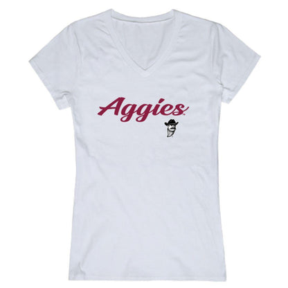 NMSU New Mexico State University Aggies Womens Script Tee T-Shirt-Campus-Wardrobe