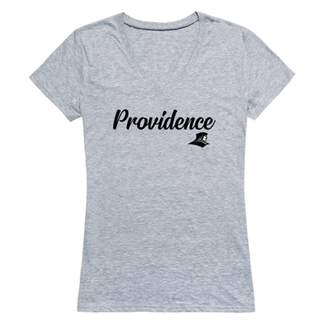Providence College Friars Womens Script Tee T-Shirt-Campus-Wardrobe
