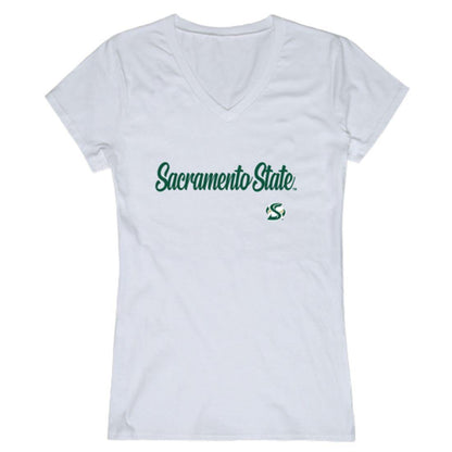 Sacramento State Hornets Womens Script Tee T-Shirt-Campus-Wardrobe