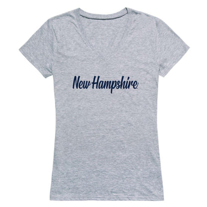 UNH University of New Hampshire Wildcats Womens Script Tee T-Shirt-Campus-Wardrobe