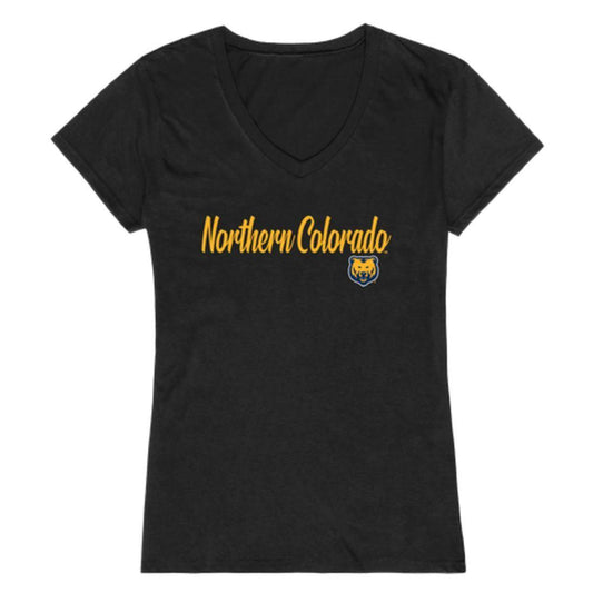 University of Northern Colorado Bears Womens Script Tee T-Shirt-Campus-Wardrobe