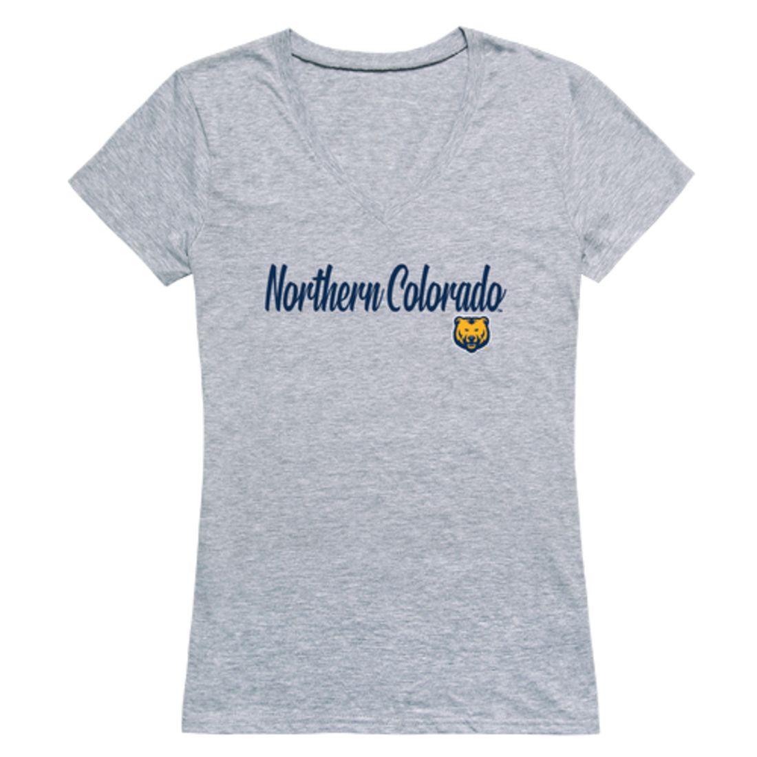 University of Northern Colorado Bears Womens Script Tee T-Shirt-Campus-Wardrobe