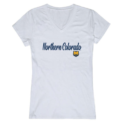 University of Northern Colorado Bears Womens Script Tee T-Shirt-Campus-Wardrobe