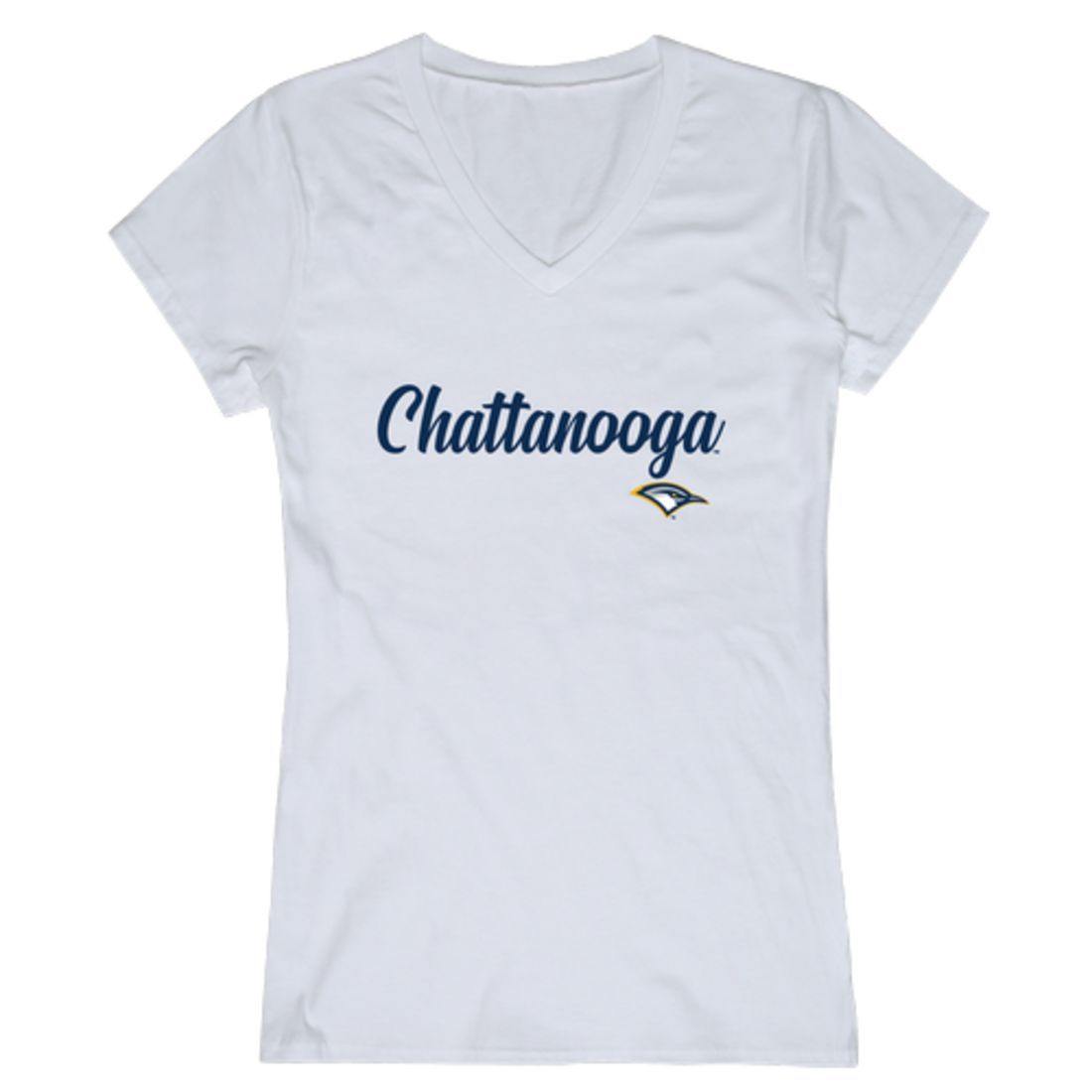 UTC University of Tennessee at Chattanooga MOCS Womens Script Tee T-Shirt-Campus-Wardrobe