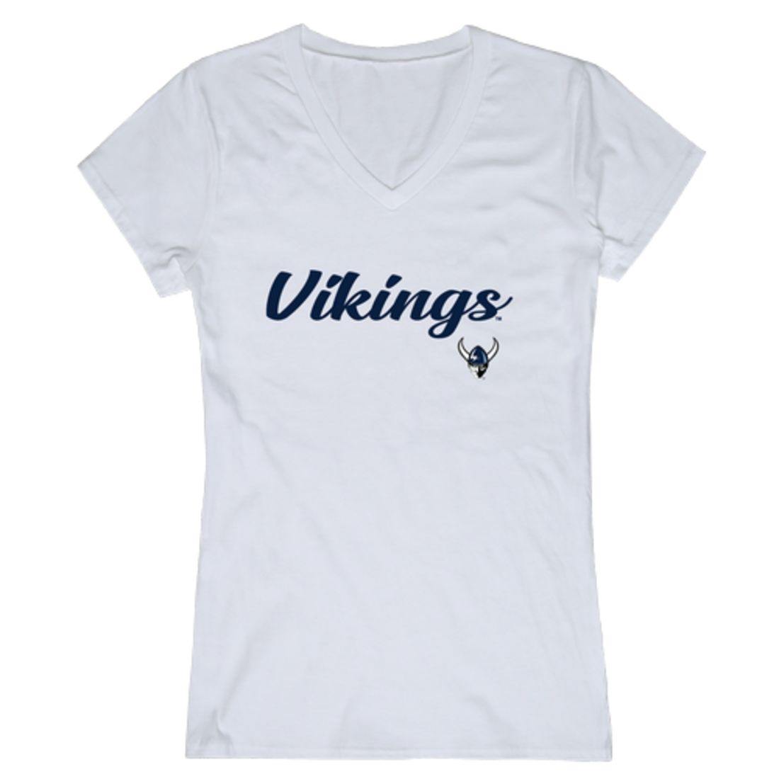 WWU Western Washington University Vikings Womens Script Tee T-Shirt-Campus-Wardrobe