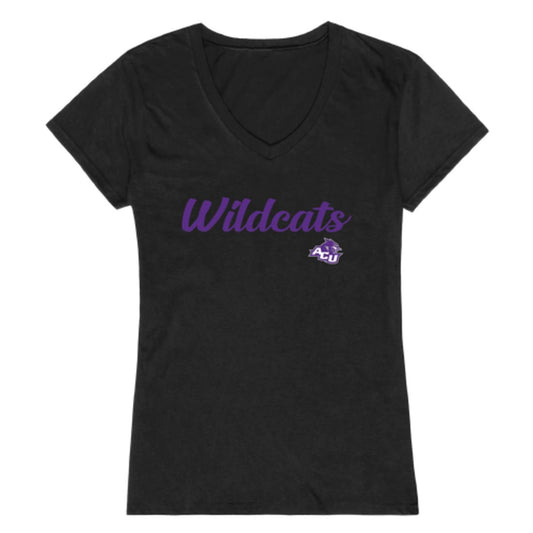 ACU Abilene Christian University Wildcats Womens Script Tee T-Shirt-Campus-Wardrobe