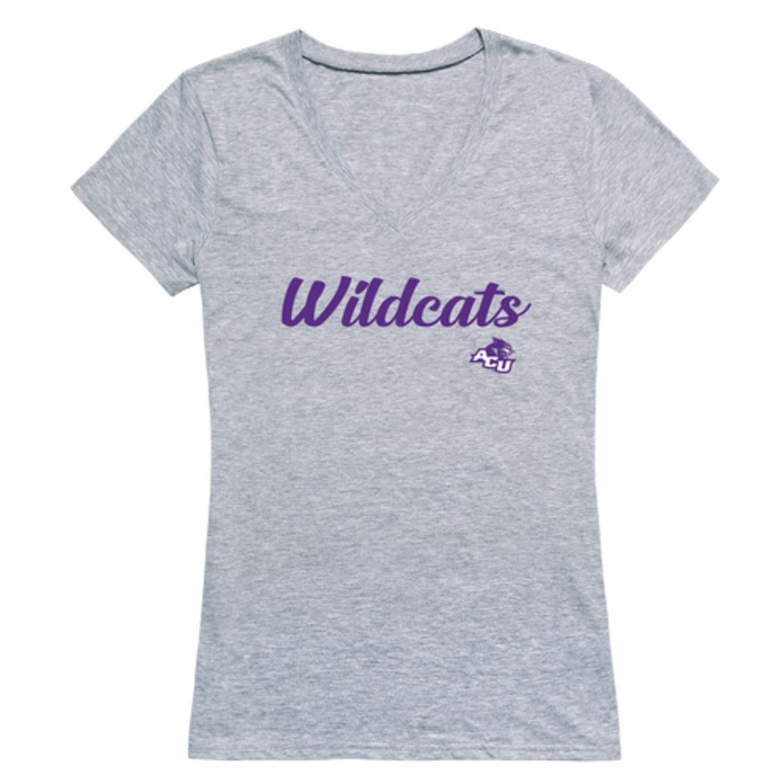 ACU Abilene Christian University Wildcats Womens Script Tee T-Shirt-Campus-Wardrobe