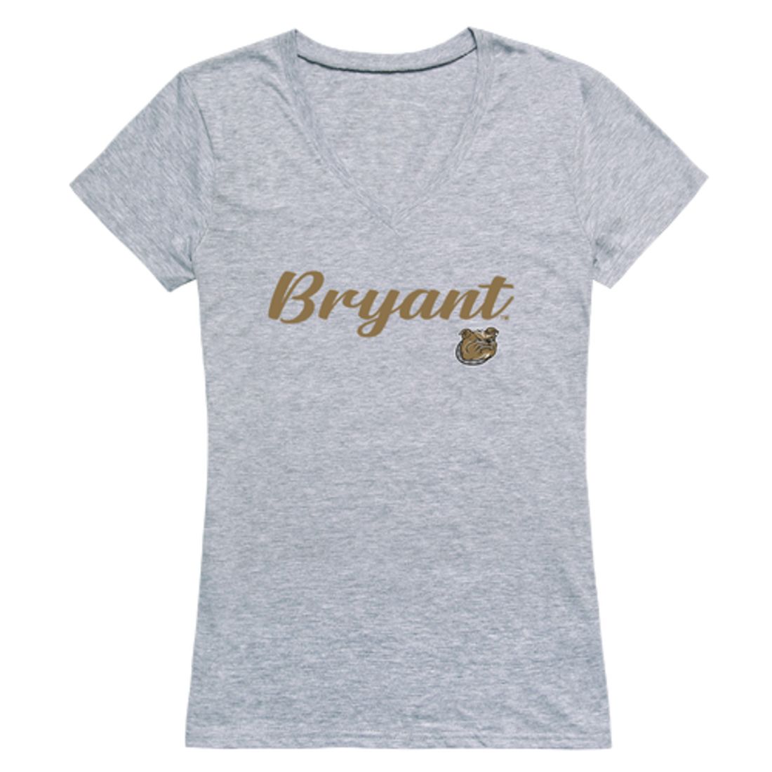 Bryant University Bulldogs Womens Script Tee T-Shirt-Campus-Wardrobe