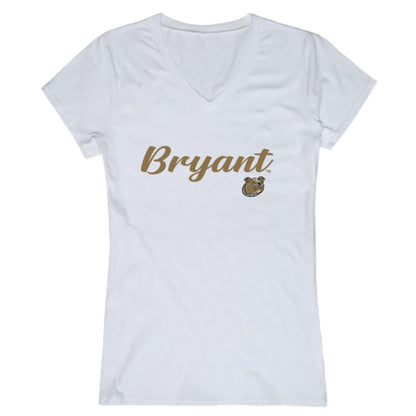 Bryant University Bulldogs Womens Script Tee T-Shirt-Campus-Wardrobe